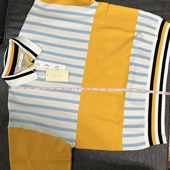 MNML striped polo shirt in size L - Picture 6 of 6